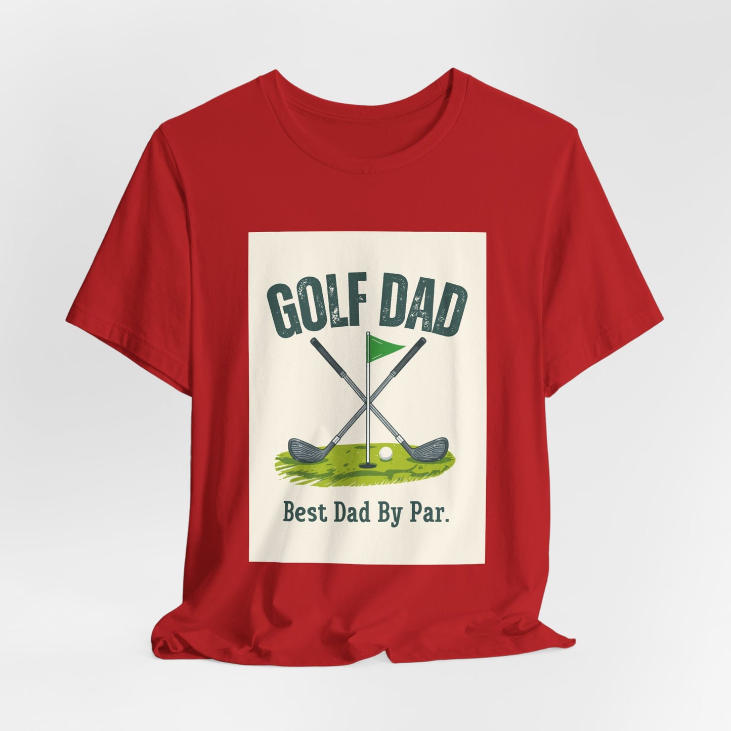 Golf Dad T-Shirt — Best Dad By Par | Funny Father's Day Gift for Golfing Dads | Men's Graphic Tee