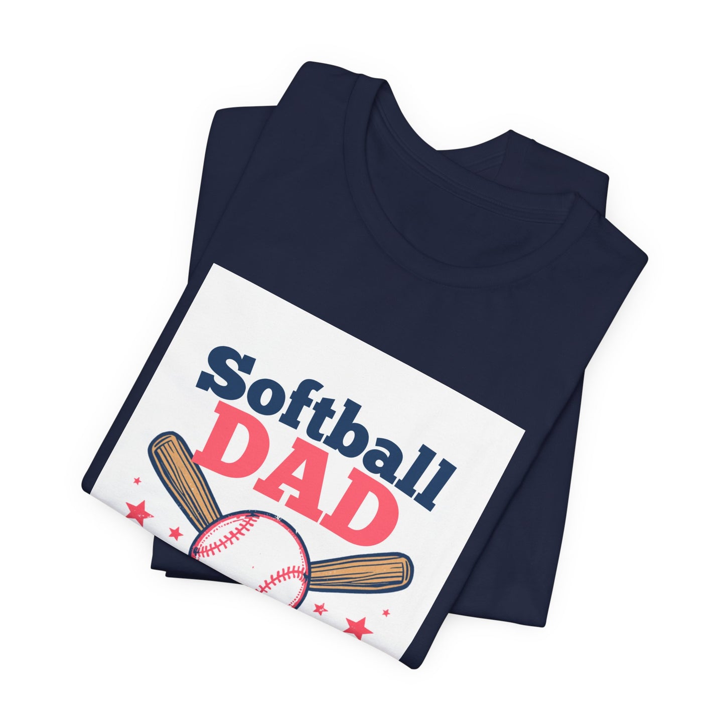 Softball Dad T-Shirt — Proud Softball Dad | Father's Day Gift for Dads of Softball Players | Men's Graphic Tee