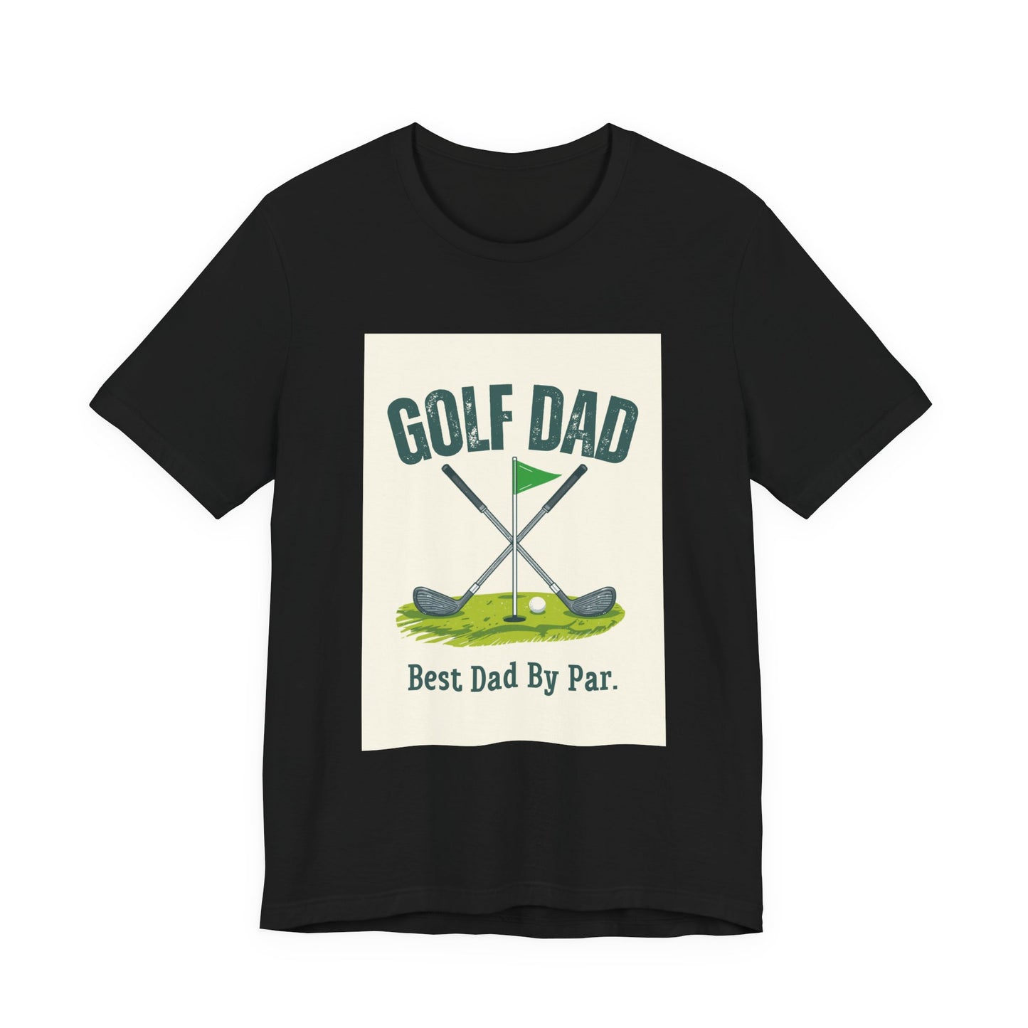 Golf Dad T-Shirt — Best Dad By Par | Funny Father's Day Gift for Golfing Dads | Men's Graphic Tee