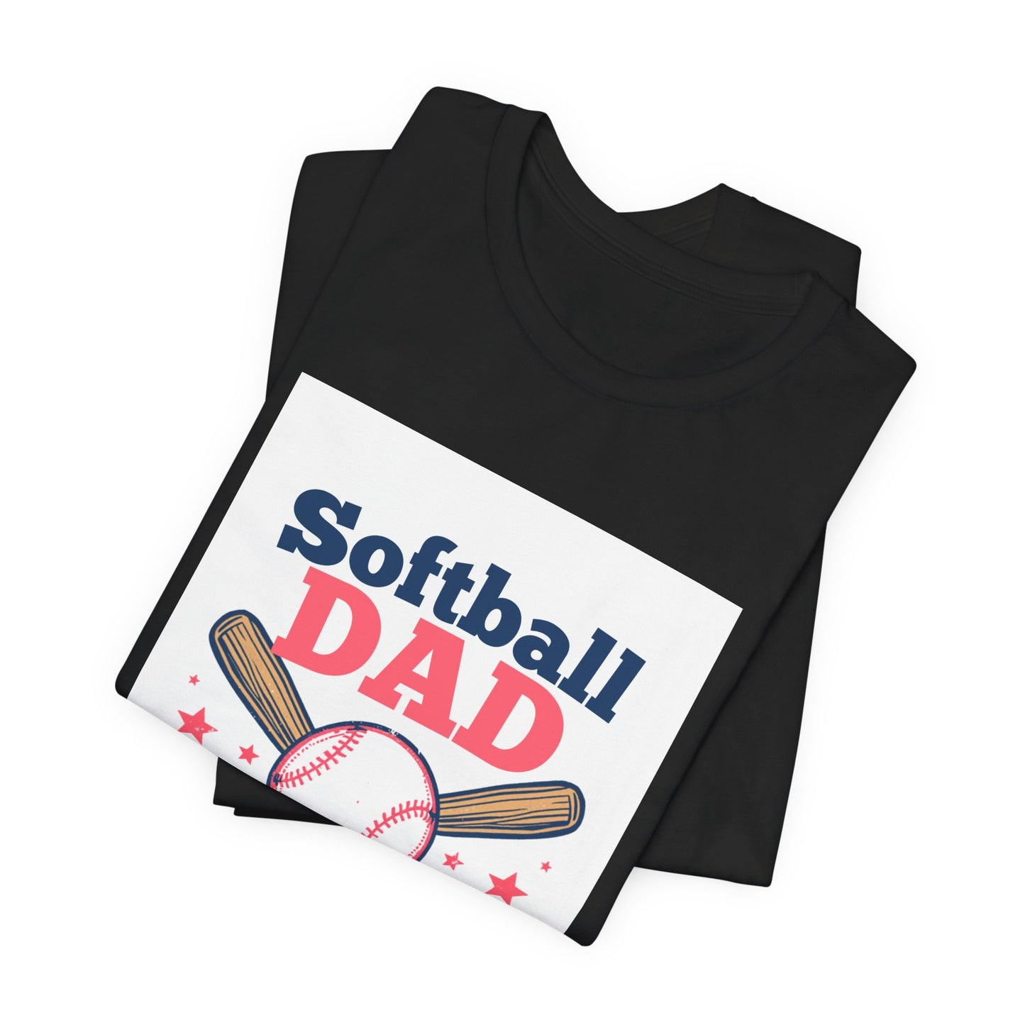 Softball Dad T-Shirt — Proud Softball Dad | Father's Day Gift for Dads of Softball Players | Men's Graphic Tee