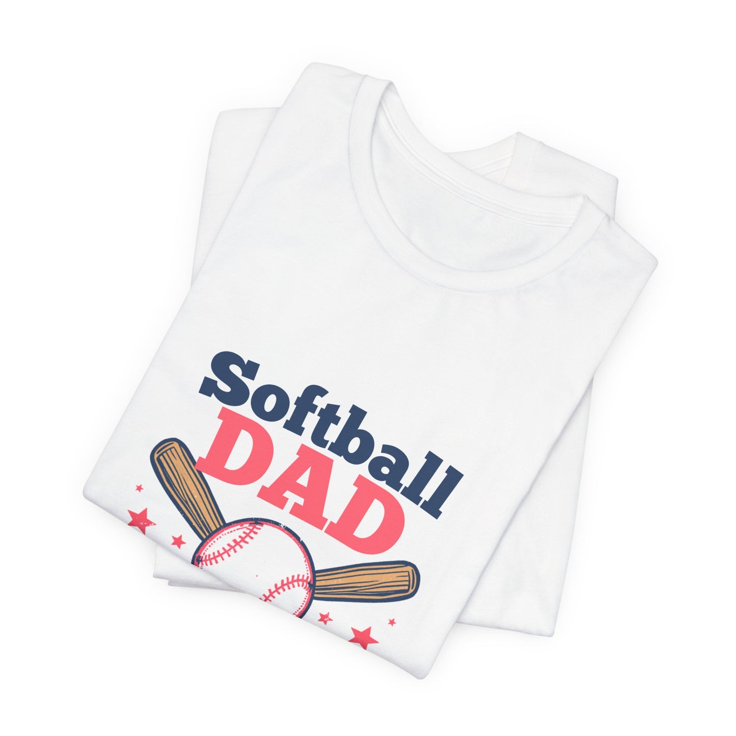 Softball Dad T-Shirt — Proud Softball Dad | Father's Day Gift for Dads of Softball Players | Men's Graphic Tee
