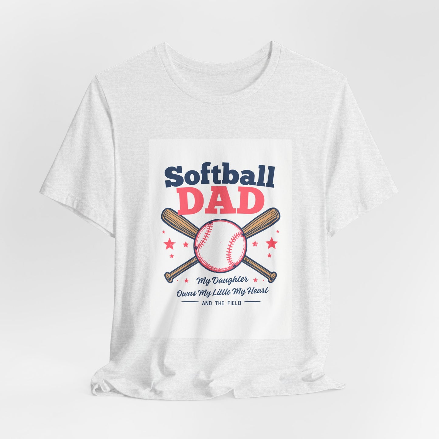 Softball Dad T-Shirt — Proud Softball Dad | Father's Day Gift for Dads of Softball Players | Men's Graphic Tee