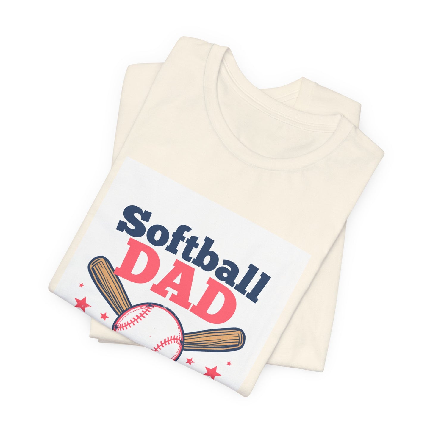 Softball Dad T-Shirt — Proud Softball Dad | Father's Day Gift for Dads of Softball Players | Men's Graphic Tee