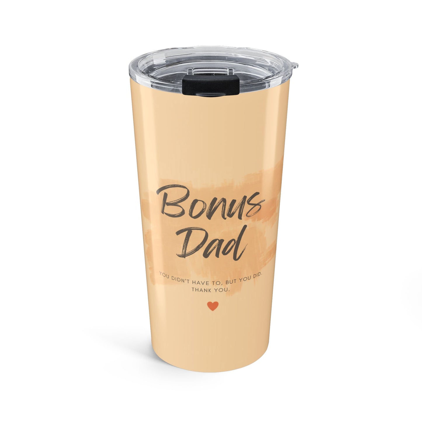 Bonus Dad Insulated Tumbler — Heartfelt Father's Day Gift for Stepdads | 20oz Stainless Steel Tumbler