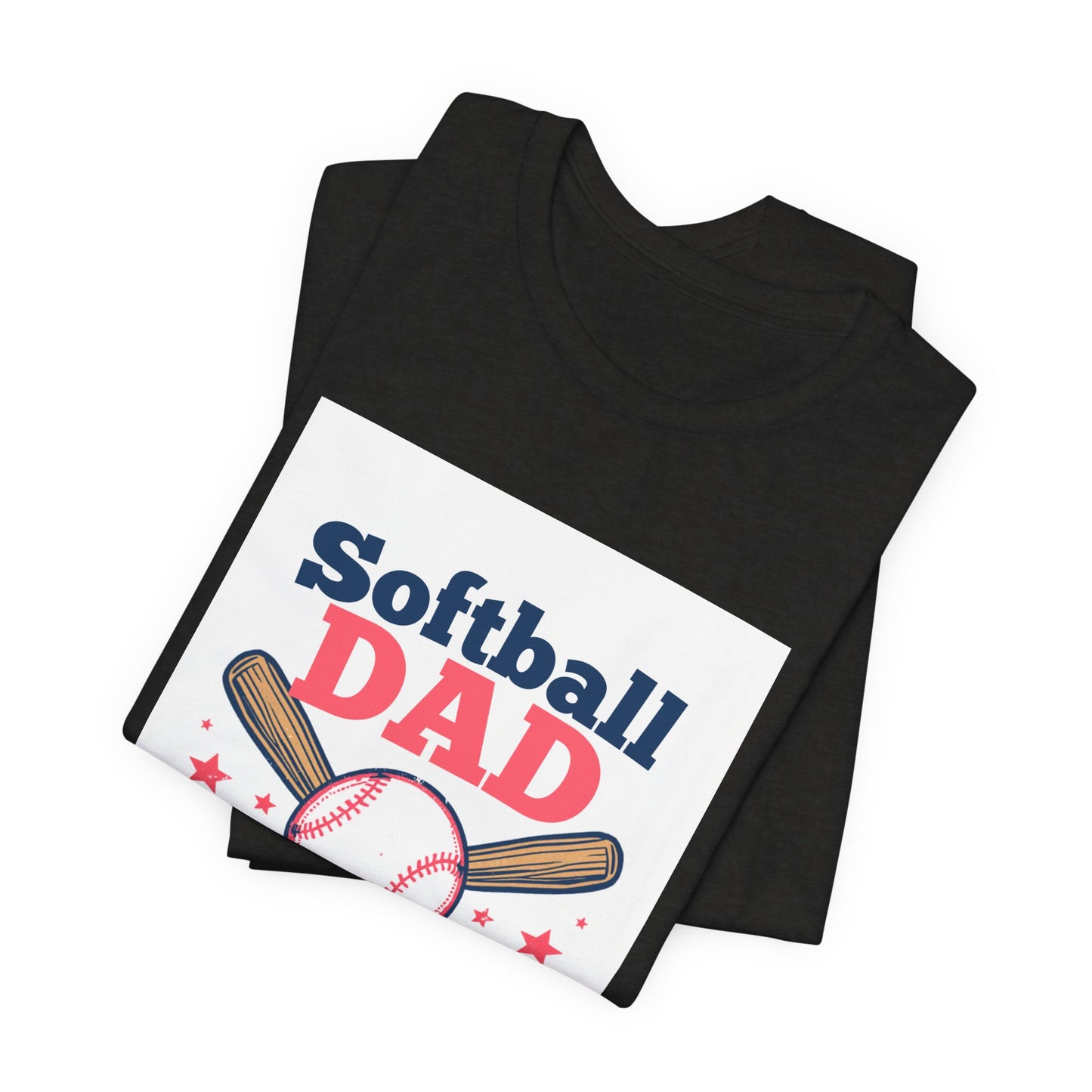 Softball Dad T-Shirt — Proud Softball Dad | Father's Day Gift for Dads of Softball Players | Men's Graphic Tee
