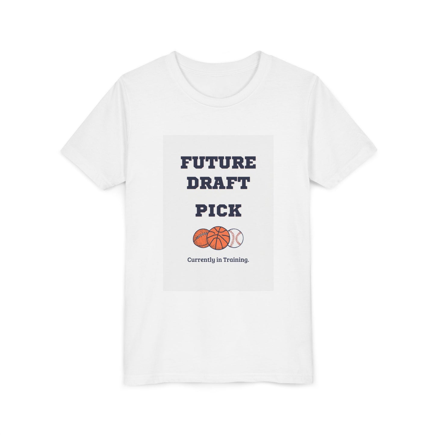 Future Draft Pick Matching Child T-Shirt — Currently in Training | Father's Day Gift | Matching Set with Coach Dad