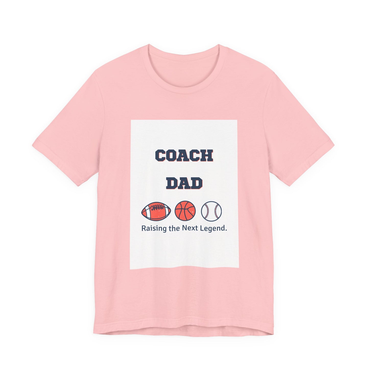 Coach Dad Matching T-Shirt — Raising the Next Legend | Father's Day Matching Set for Dad and Child | Men's Tee