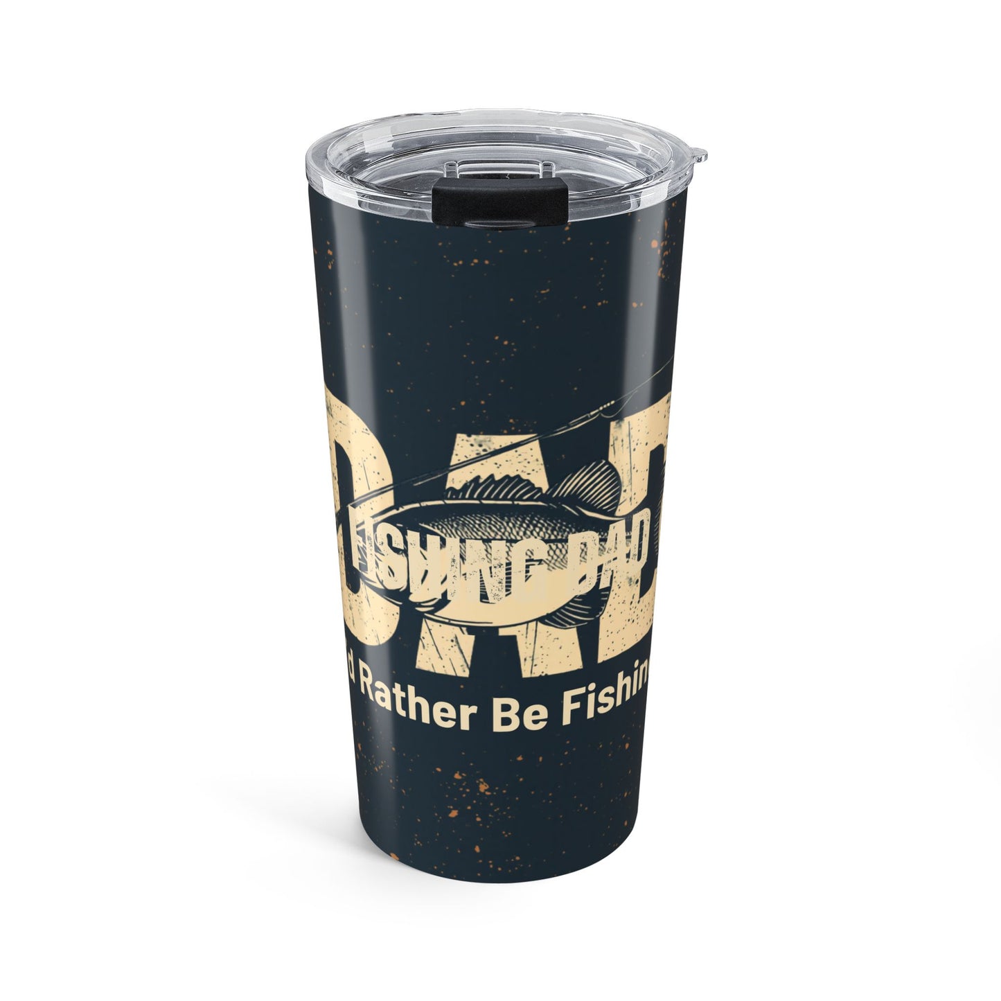 Fishing Dad Insulated Tumbler — Funny Father's Day Gift for Dads Who Love Fishing | 20oz Stainless Steel Tumbler