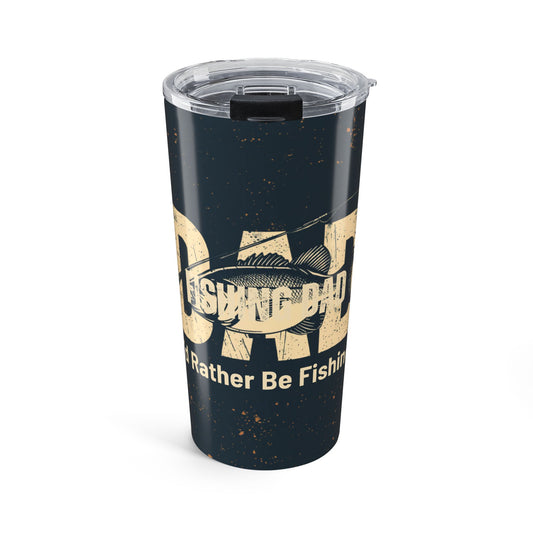 Fishing Dad Insulated Tumbler — Funny Father's Day Gift for Dads Who Love Fishing | 20oz Stainless Steel Tumbler