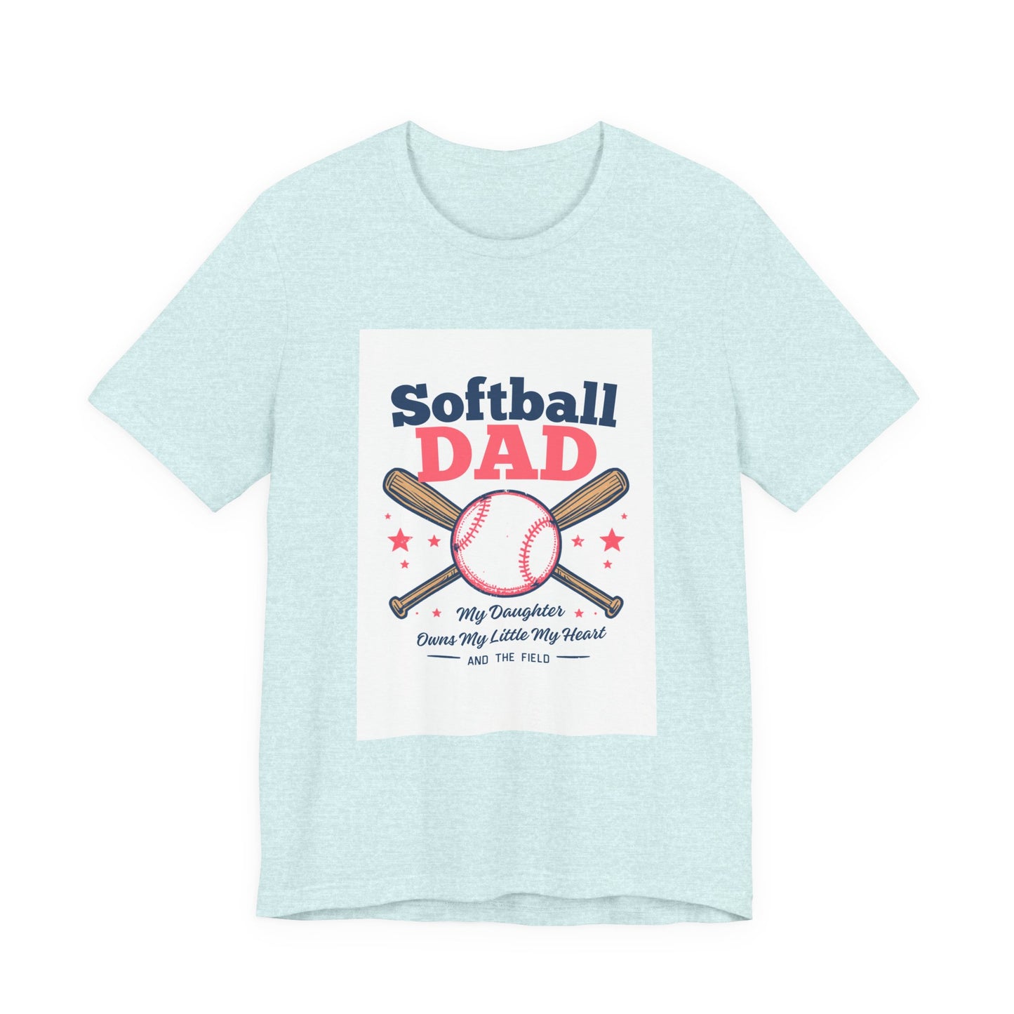Softball Dad T-Shirt — Proud Softball Dad | Father's Day Gift for Dads of Softball Players | Men's Graphic Tee