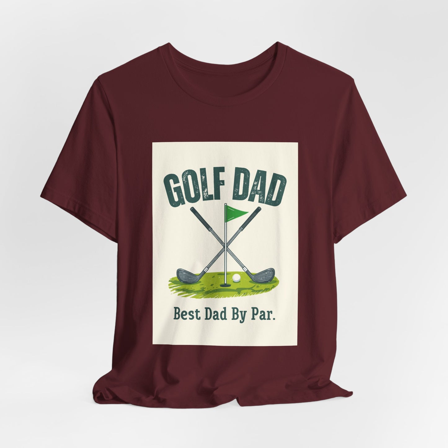 Golf Dad T-Shirt — Best Dad By Par | Funny Father's Day Gift for Golfing Dads | Men's Graphic Tee