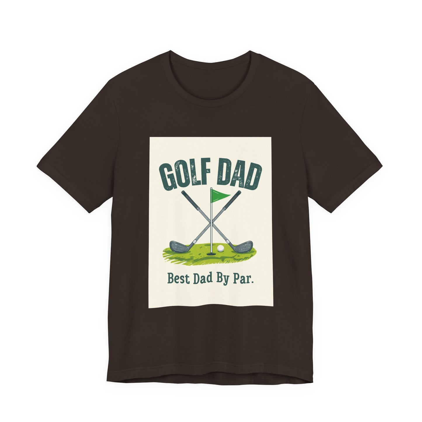 Golf Dad T-Shirt — Best Dad By Par | Funny Father's Day Gift for Golfing Dads | Men's Graphic Tee