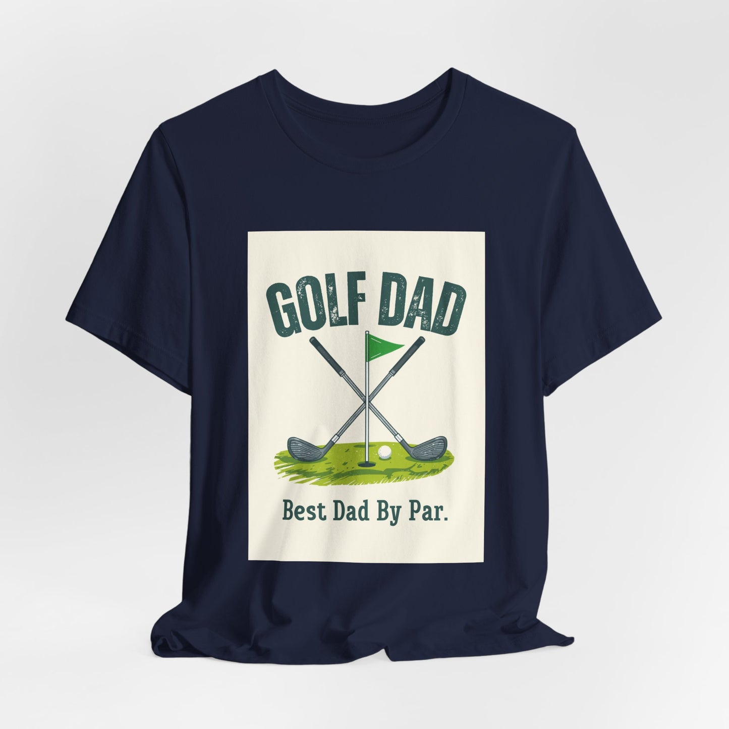 Golf Dad T-Shirt — Best Dad By Par | Funny Father's Day Gift for Golfing Dads | Men's Graphic Tee