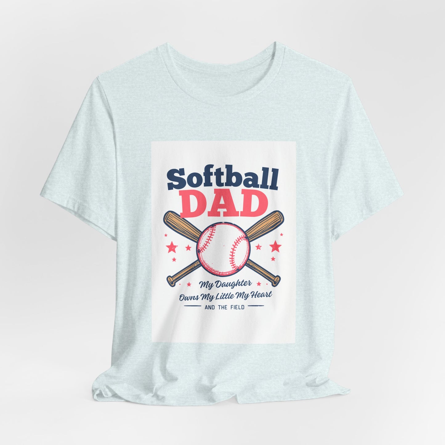 Softball Dad T-Shirt — Proud Softball Dad | Father's Day Gift for Dads of Softball Players | Men's Graphic Tee