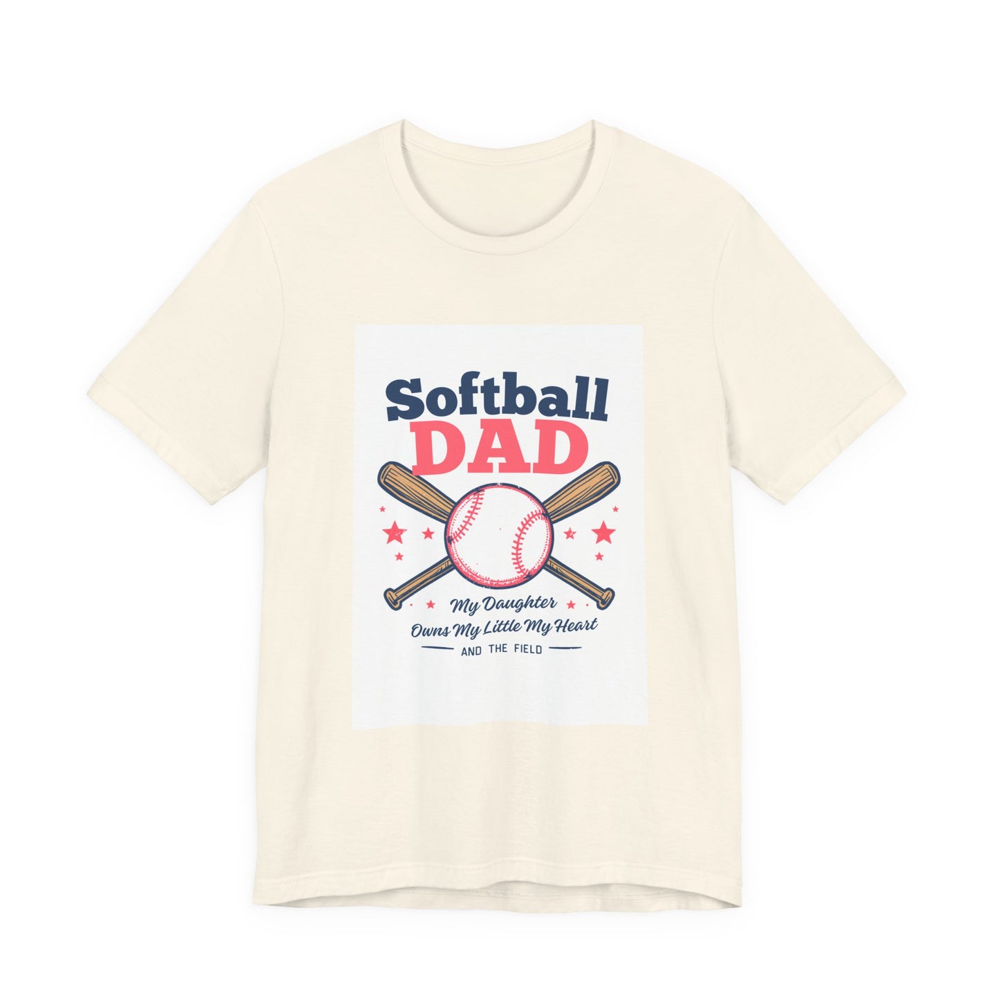 Softball Dad T-Shirt — Proud Softball Dad | Father's Day Gift for Dads of Softball Players | Men's Graphic Tee