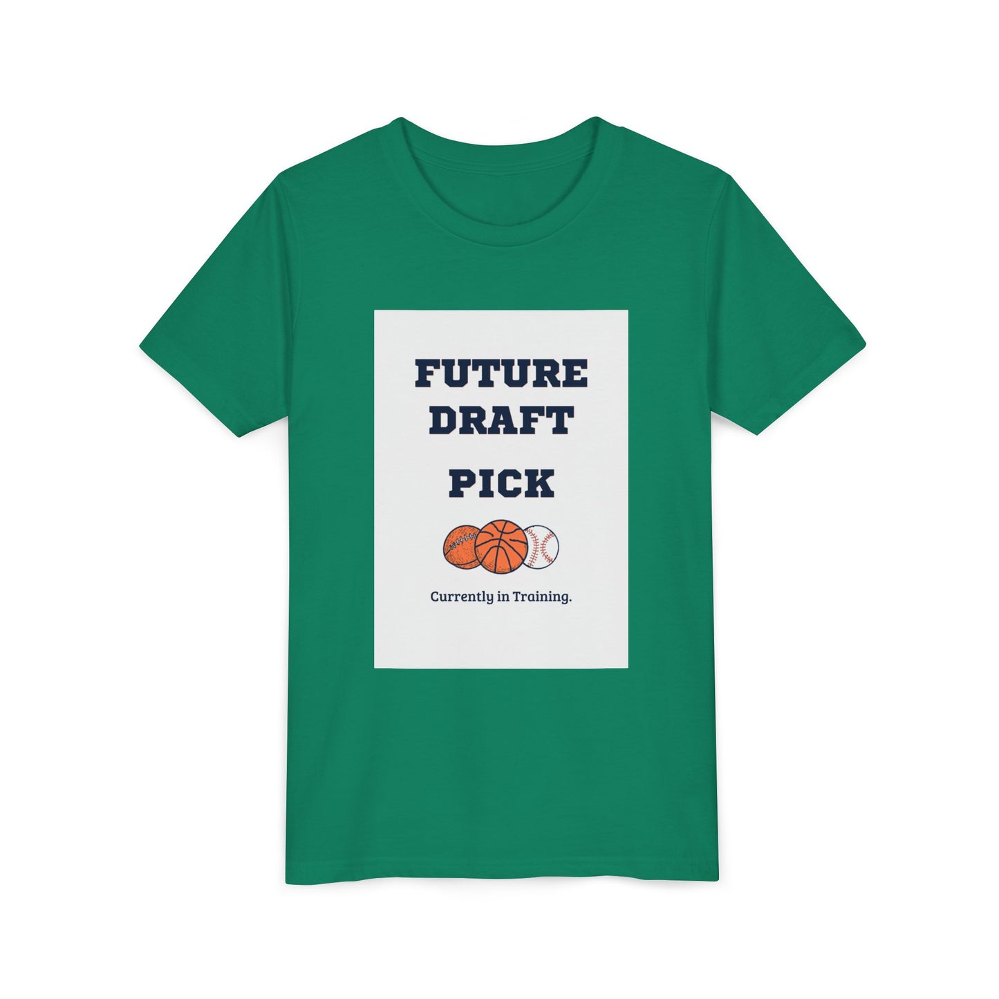 Future Draft Pick Matching Child T-Shirt — Currently in Training | Father's Day Gift | Matching Set with Coach Dad