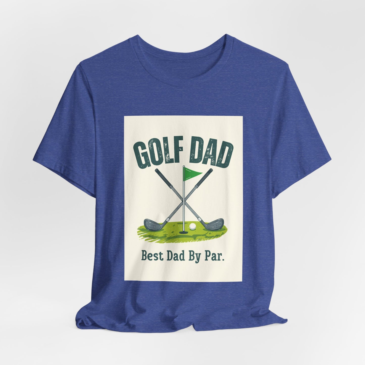 Golf Dad T-Shirt — Best Dad By Par | Funny Father's Day Gift for Golfing Dads | Men's Graphic Tee