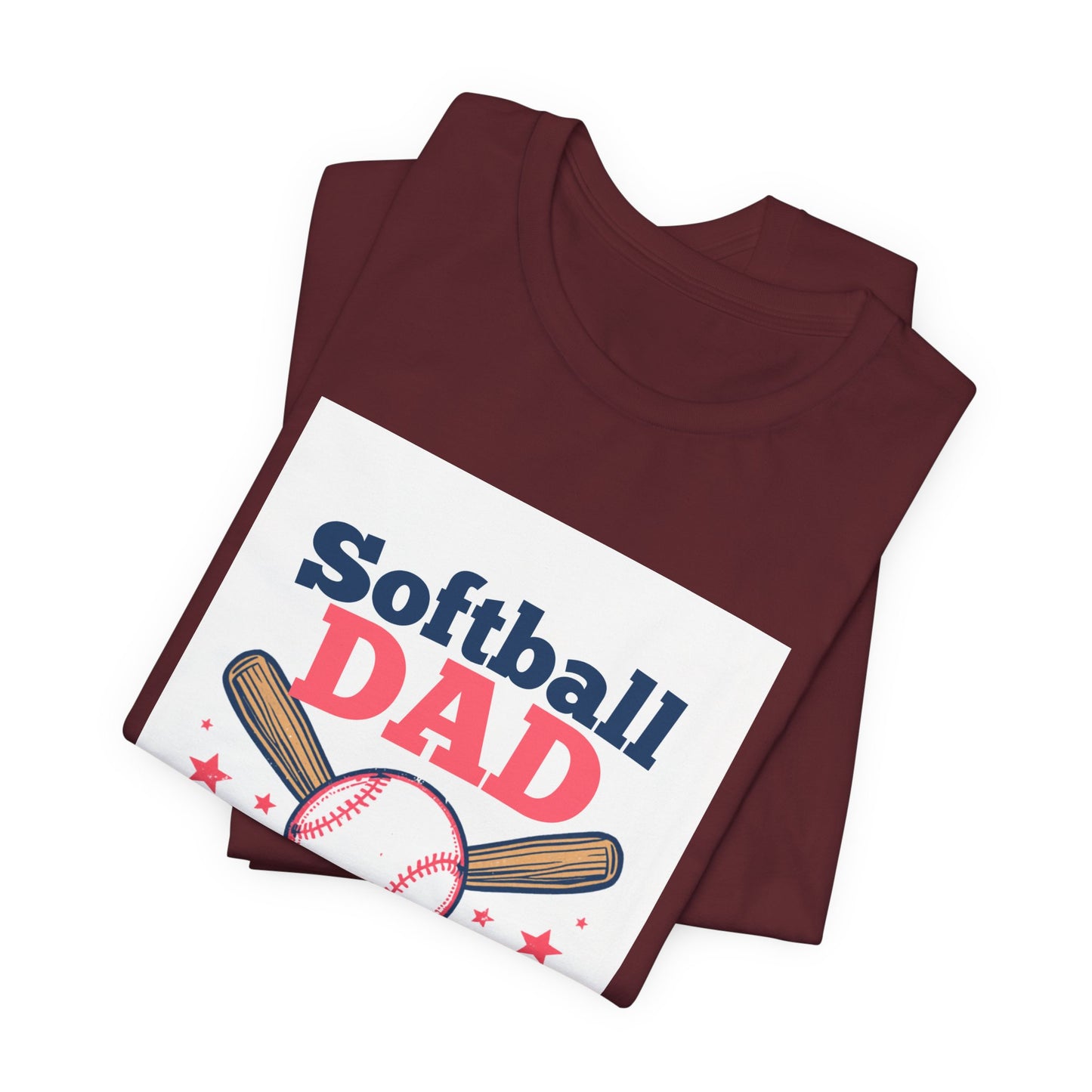Softball Dad T-Shirt — Proud Softball Dad | Father's Day Gift for Dads of Softball Players | Men's Graphic Tee