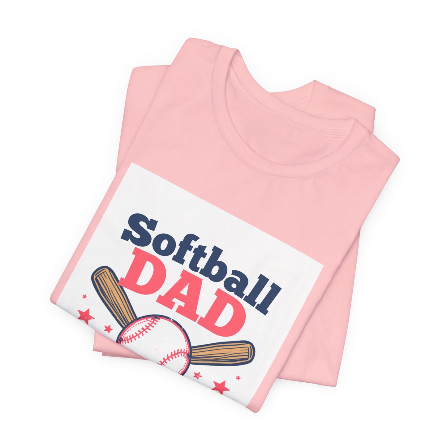 Softball Dad T-Shirt — Proud Softball Dad | Father's Day Gift for Dads of Softball Players | Men's Graphic Tee