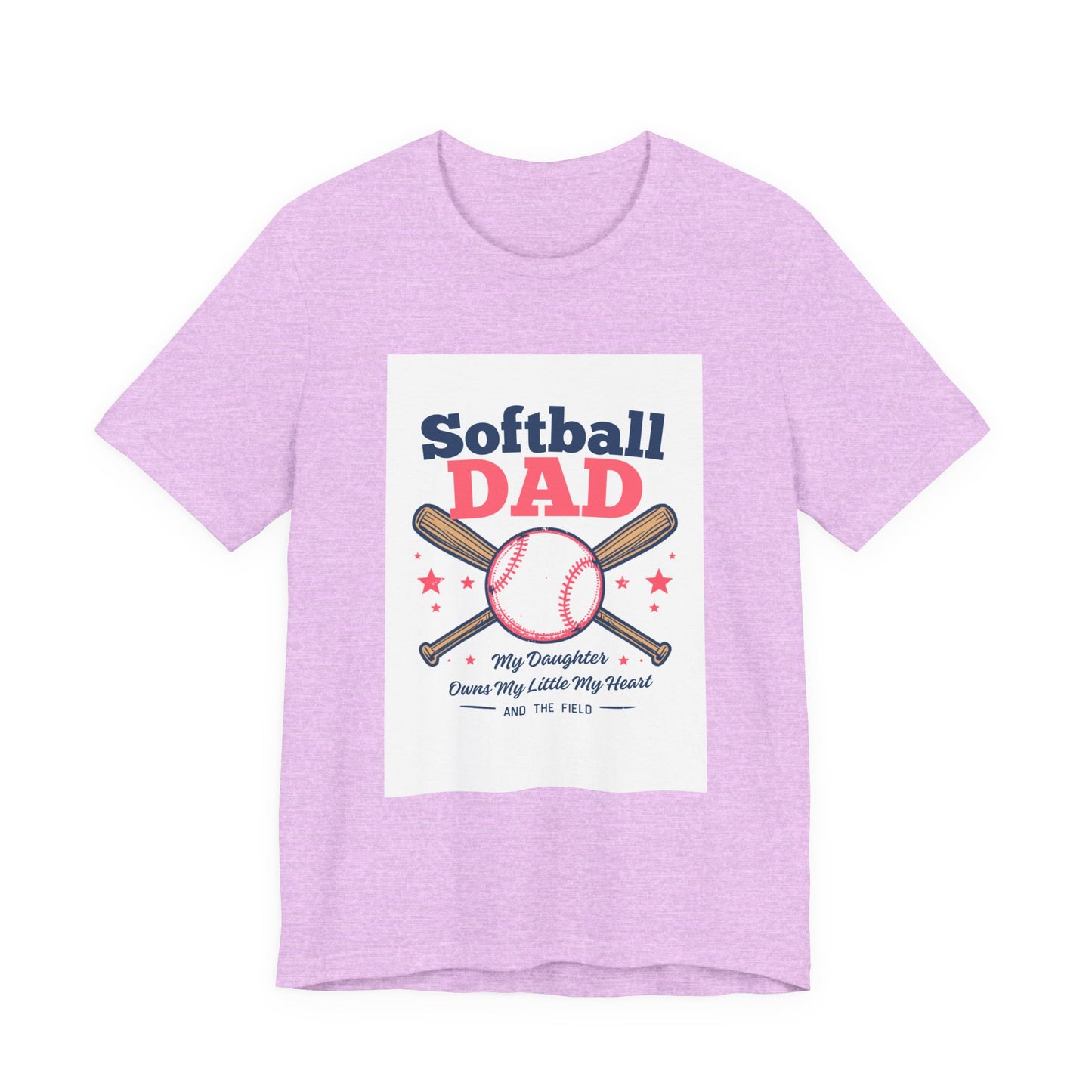 Softball Dad T-Shirt — Proud Softball Dad | Father's Day Gift for Dads of Softball Players | Men's Graphic Tee