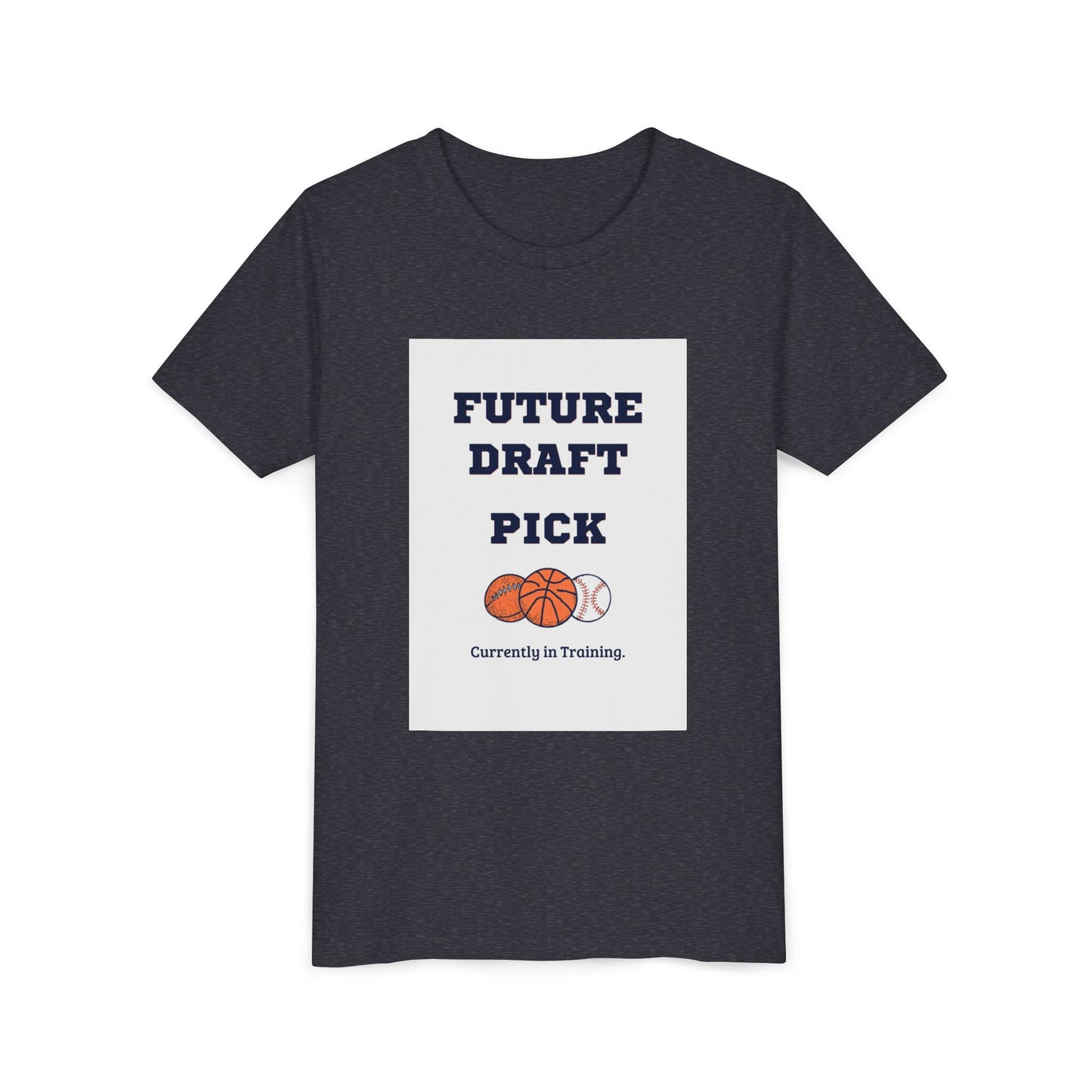 Future Draft Pick Matching Child T-Shirt — Currently in Training | Father's Day Gift | Matching Set with Coach Dad