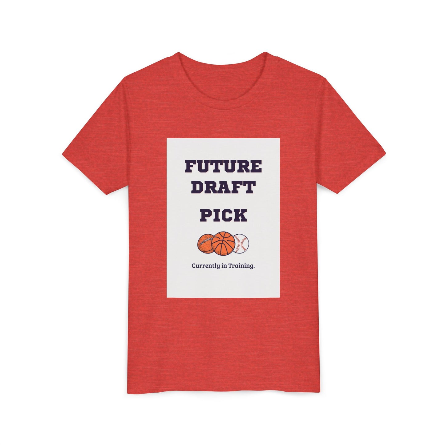 Future Draft Pick Matching Child T-Shirt — Currently in Training | Father's Day Gift | Matching Set with Coach Dad
