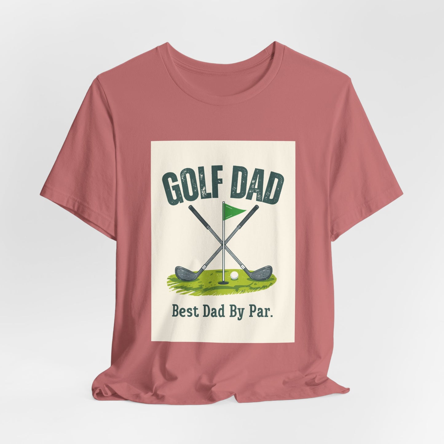 Golf Dad T-Shirt — Best Dad By Par | Funny Father's Day Gift for Golfing Dads | Men's Graphic Tee