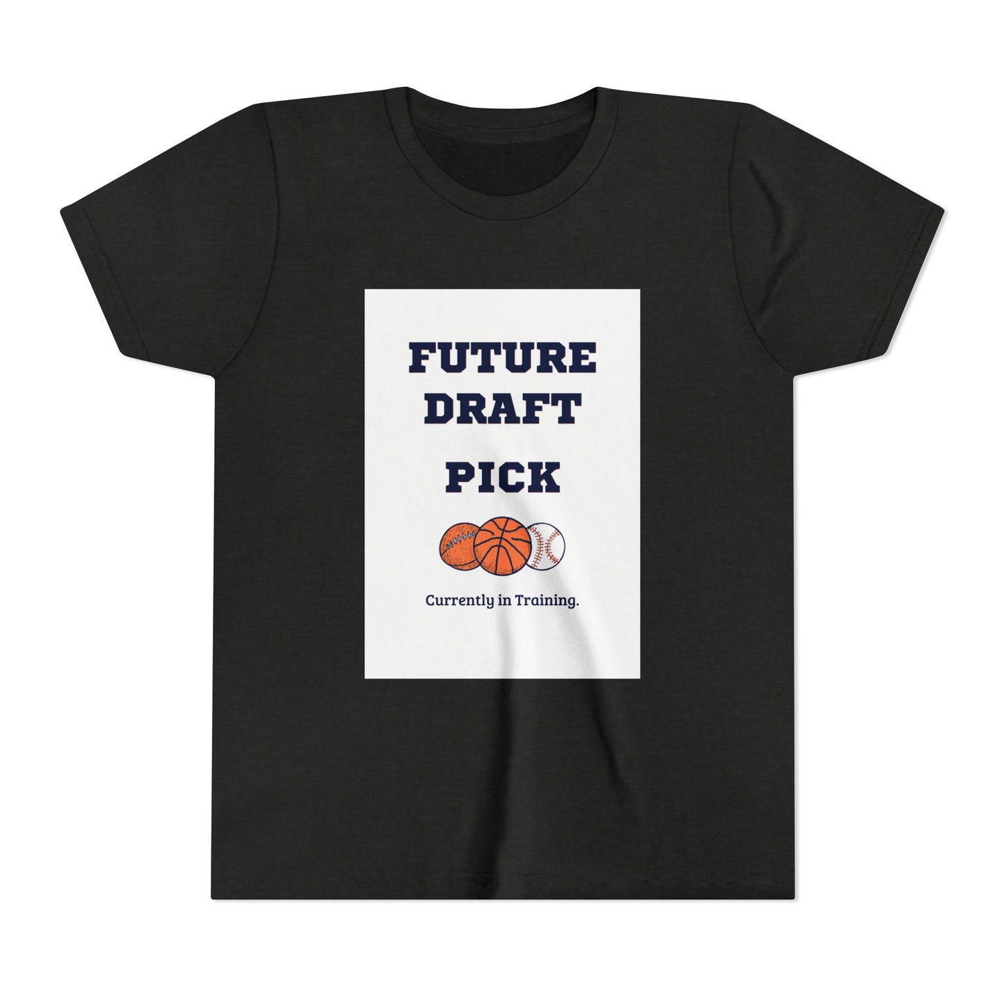 Future Draft Pick Matching Child T-Shirt — Currently in Training | Father's Day Gift | Matching Set with Coach Dad