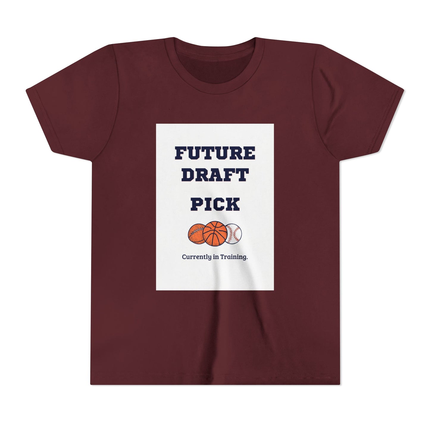 Future Draft Pick Matching Child T-Shirt — Currently in Training | Father's Day Gift | Matching Set with Coach Dad