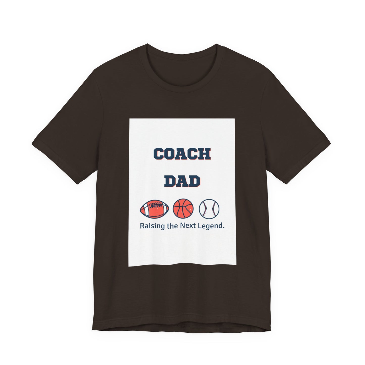 Coach Dad Matching T-Shirt — Raising the Next Legend | Father's Day Matching Set for Dad and Child | Men's Tee
