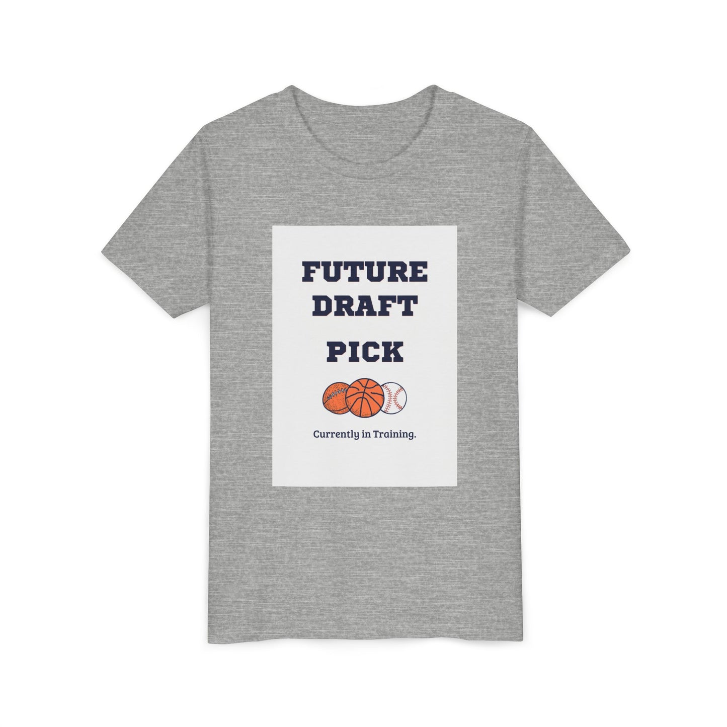 Future Draft Pick Matching Child T-Shirt — Currently in Training | Father's Day Gift | Matching Set with Coach Dad