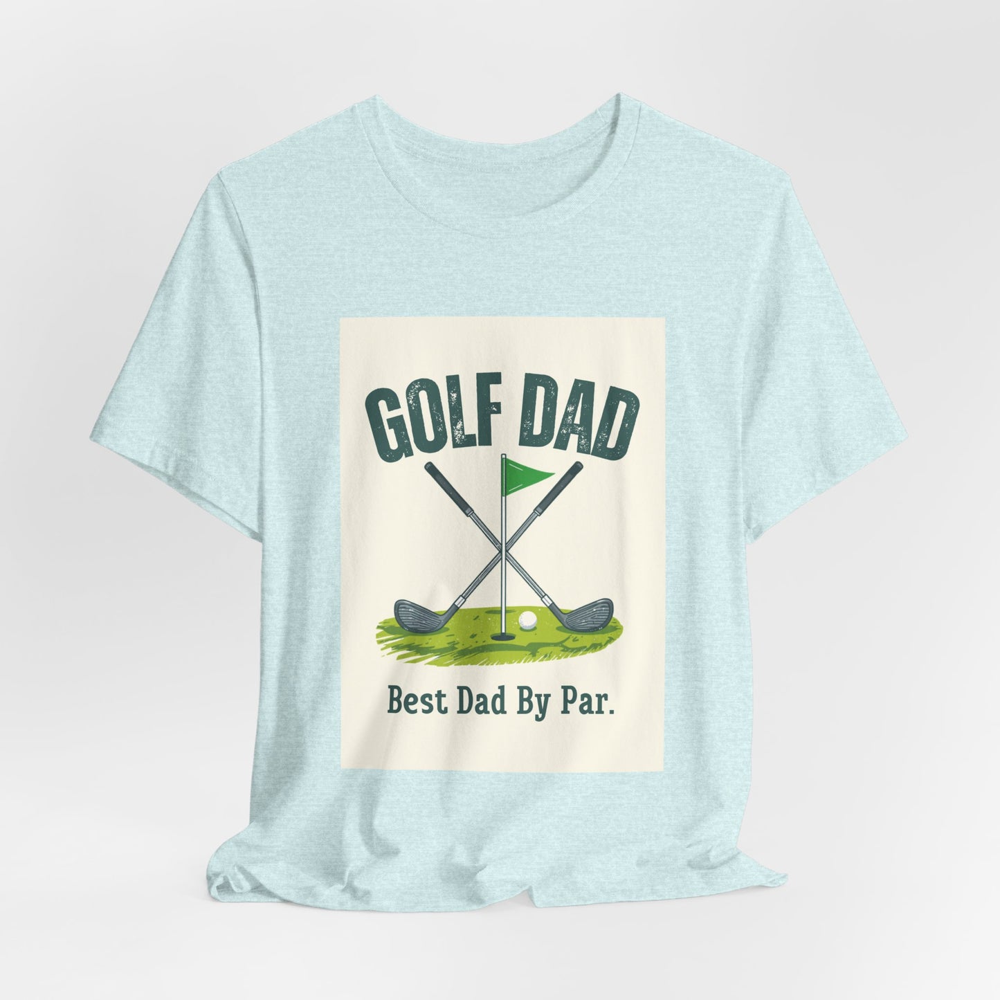 Golf Dad T-Shirt — Best Dad By Par | Funny Father's Day Gift for Golfing Dads | Men's Graphic Tee