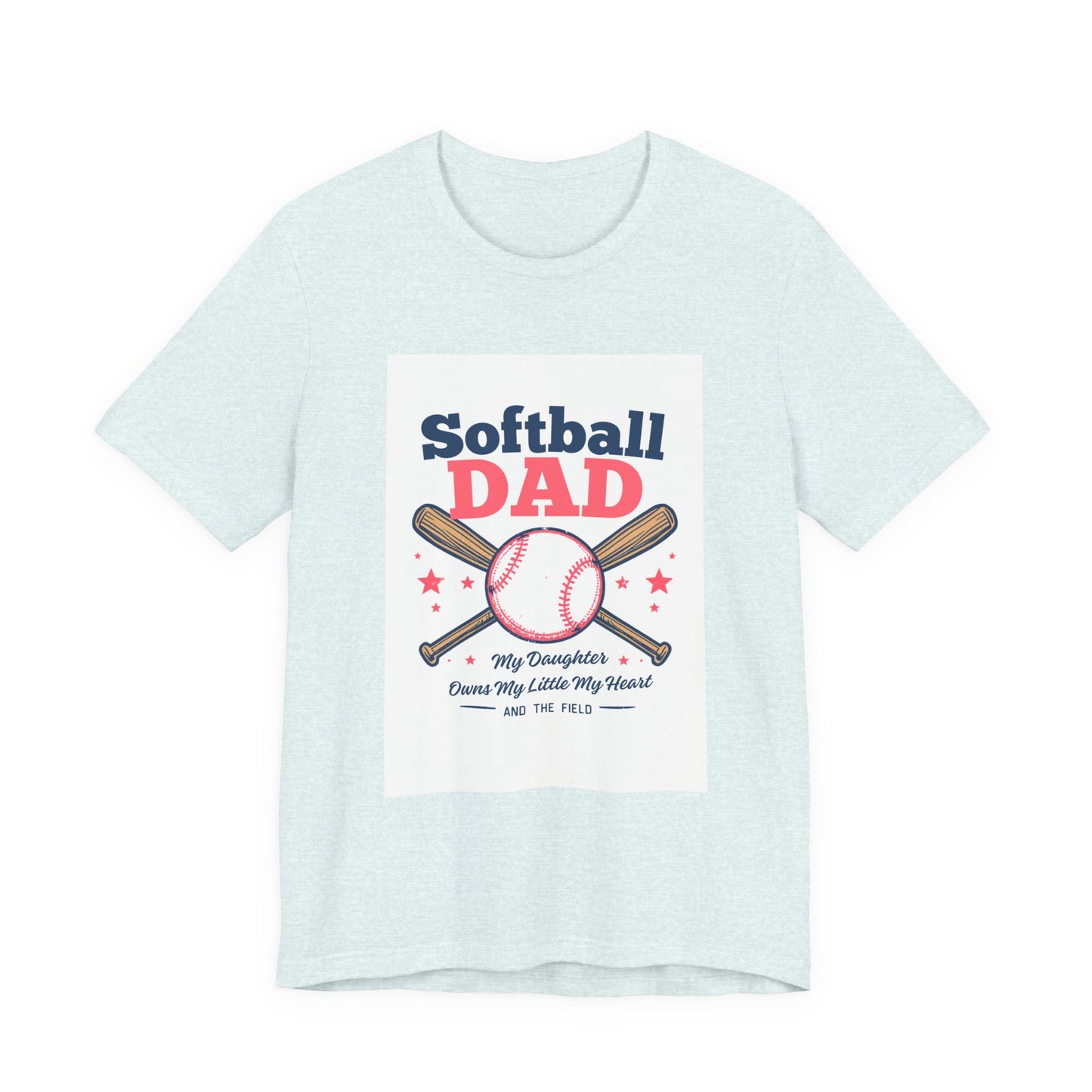 Softball Dad T-Shirt — Proud Softball Dad | Father's Day Gift for Dads of Softball Players | Men's Graphic Tee