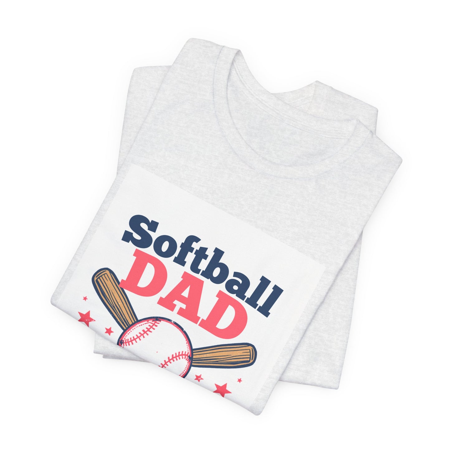 Softball Dad T-Shirt — Proud Softball Dad | Father's Day Gift for Dads of Softball Players | Men's Graphic Tee