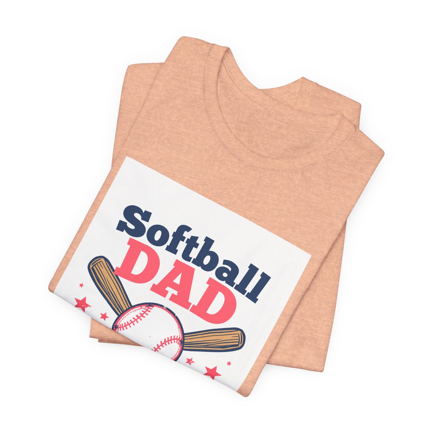 Softball Dad T-Shirt — Proud Softball Dad | Father's Day Gift for Dads of Softball Players | Men's Graphic Tee