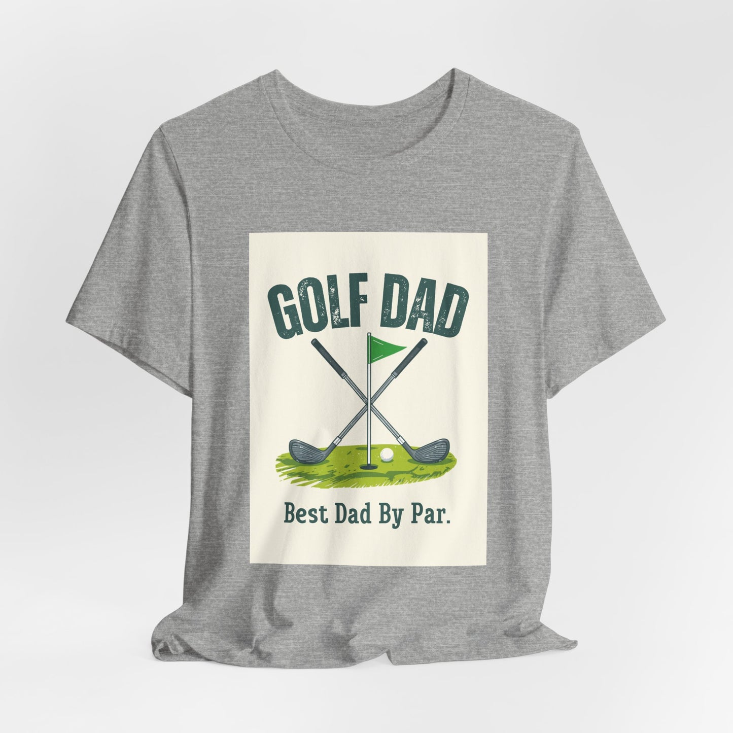 Golf Dad T-Shirt — Best Dad By Par | Funny Father's Day Gift for Golfing Dads | Men's Graphic Tee