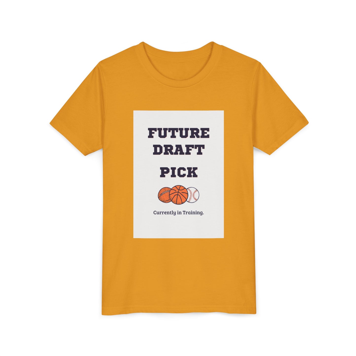 Future Draft Pick Matching Child T-Shirt — Currently in Training | Father's Day Gift | Matching Set with Coach Dad