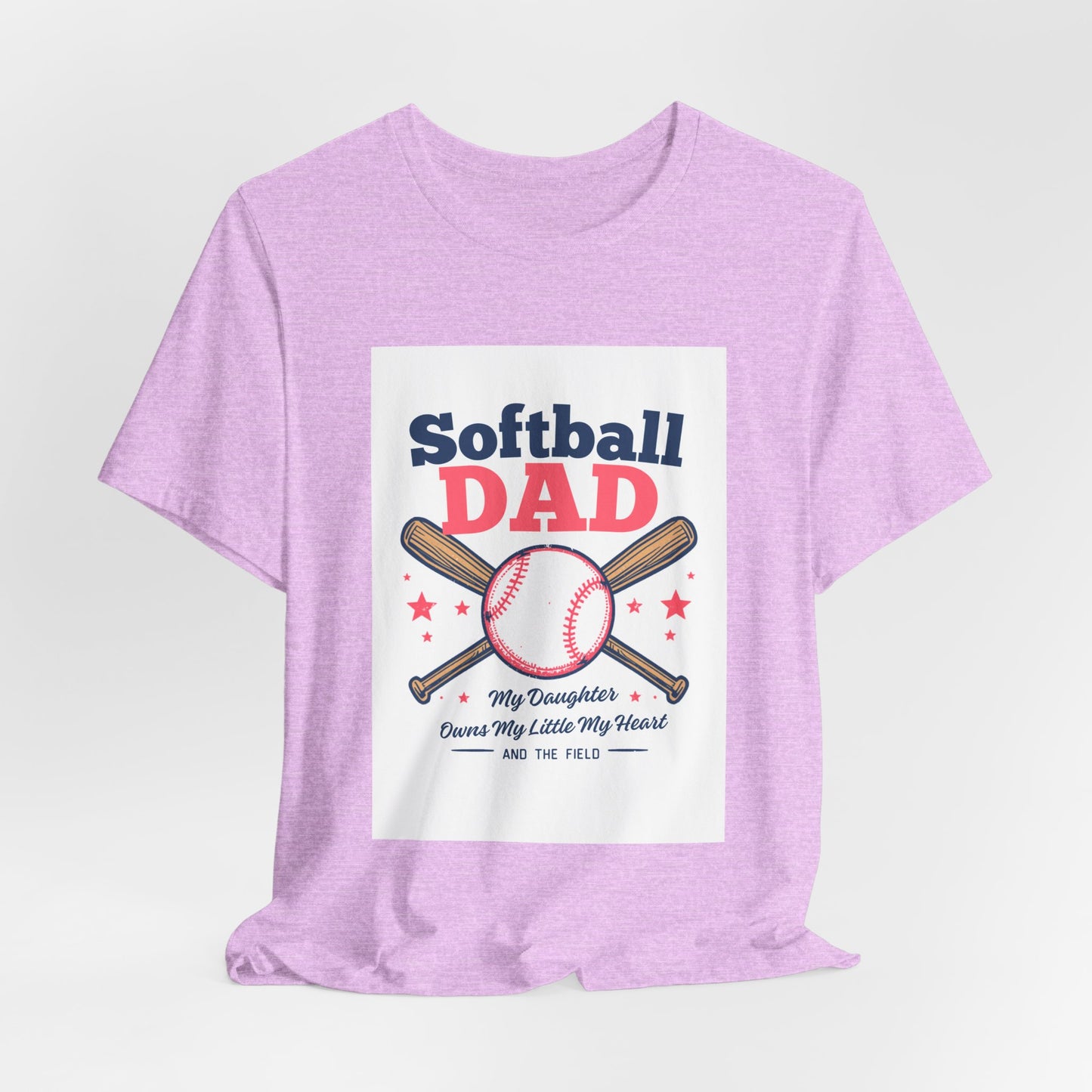 Softball Dad T-Shirt — Proud Softball Dad | Father's Day Gift for Dads of Softball Players | Men's Graphic Tee