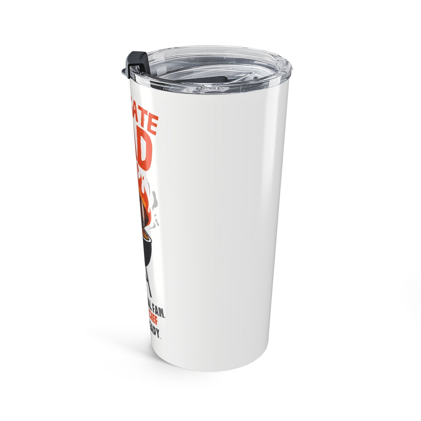 Tailgate Dad Insulated Tumbler — Professional Fan, Amateur Chef | Father's Day Gift for Football and BBQ Dads | 20oz