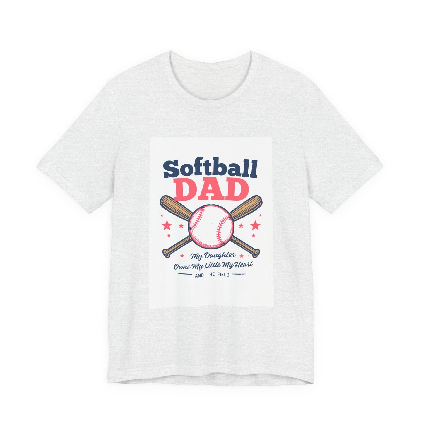 Softball Dad T-Shirt — Proud Softball Dad | Father's Day Gift for Dads of Softball Players | Men's Graphic Tee