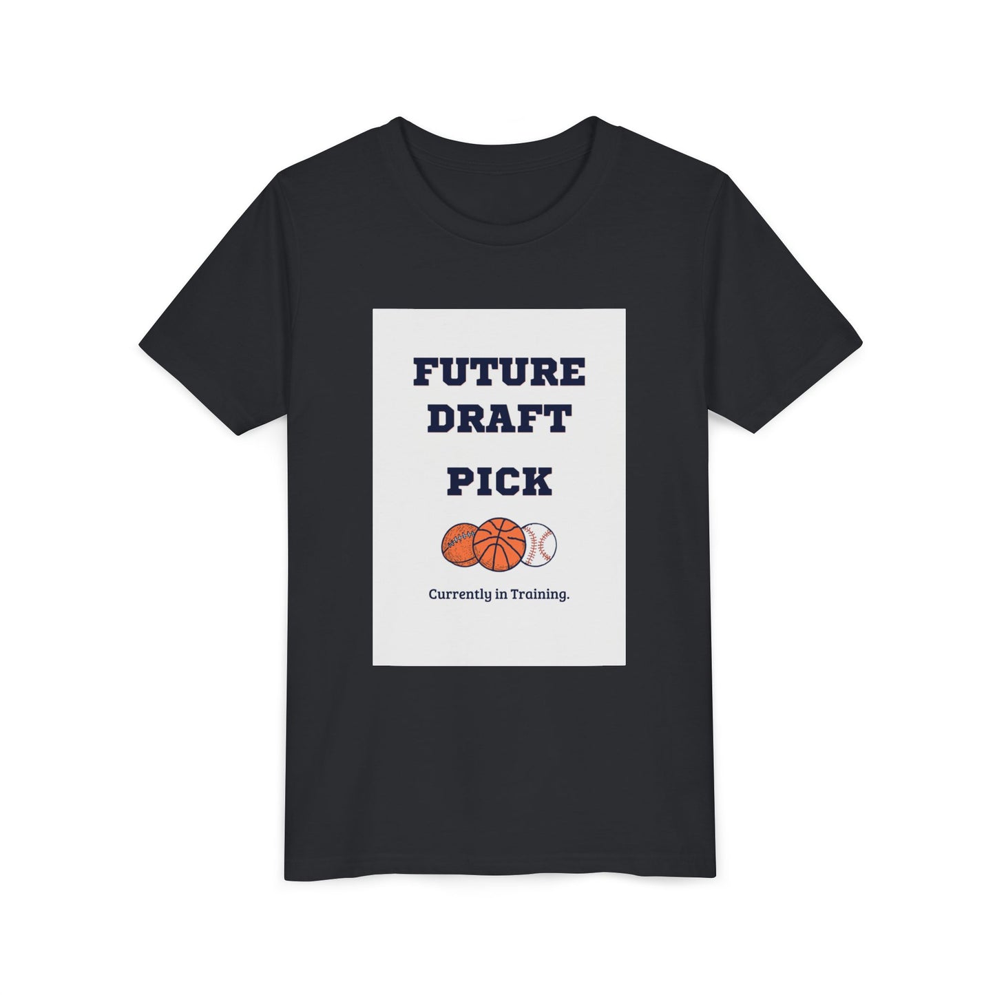 Future Draft Pick Matching Child T-Shirt — Currently in Training | Father's Day Gift | Matching Set with Coach Dad