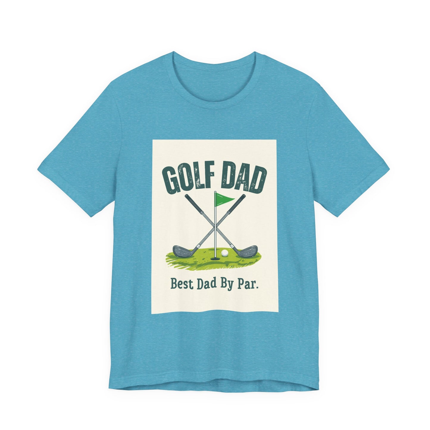 Golf Dad T-Shirt — Best Dad By Par | Funny Father's Day Gift for Golfing Dads | Men's Graphic Tee
