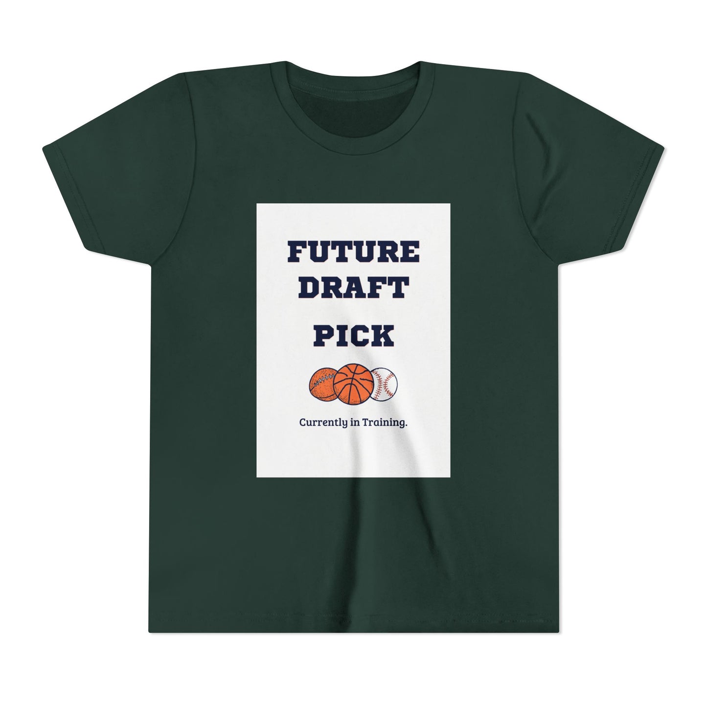 Future Draft Pick Matching Child T-Shirt — Currently in Training | Father's Day Gift | Matching Set with Coach Dad