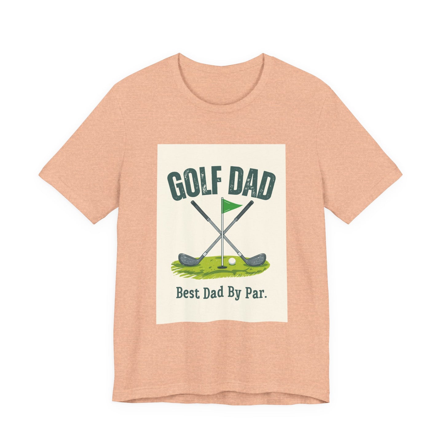Golf Dad T-Shirt — Best Dad By Par | Funny Father's Day Gift for Golfing Dads | Men's Graphic Tee