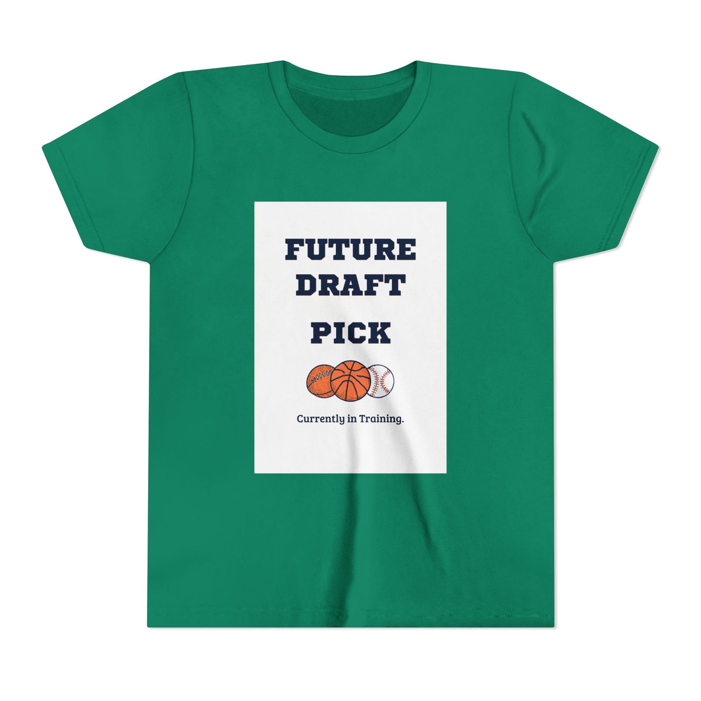 Future Draft Pick Matching Child T-Shirt — Currently in Training | Father's Day Gift | Matching Set with Coach Dad
