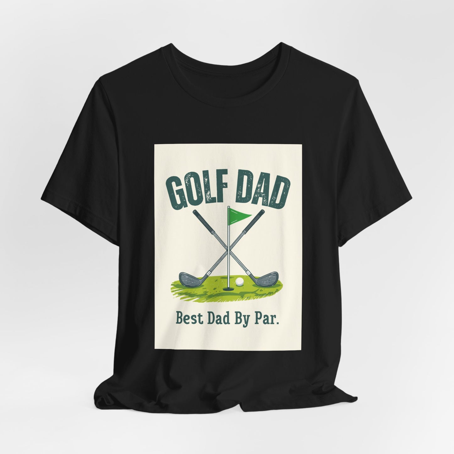 Golf Dad T-Shirt — Best Dad By Par | Funny Father's Day Gift for Golfing Dads | Men's Graphic Tee