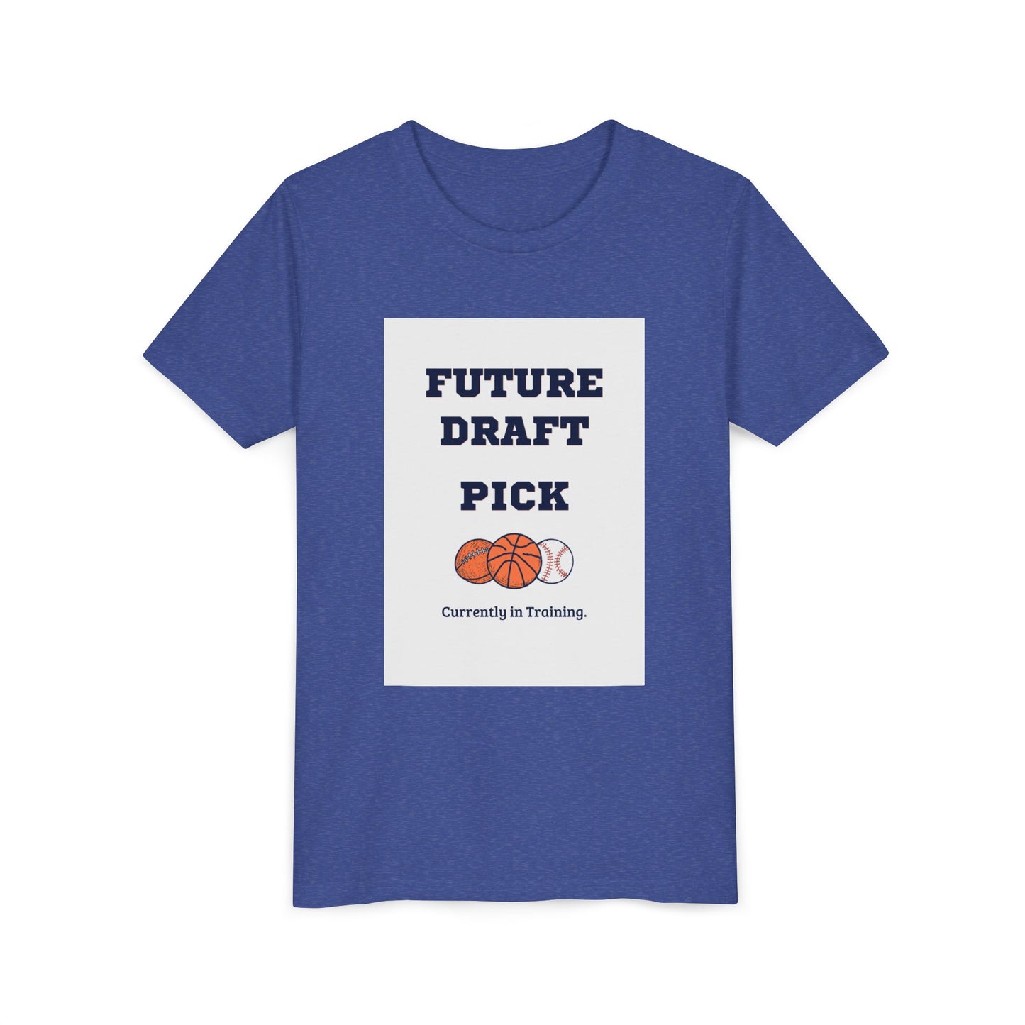 Future Draft Pick Matching Child T-Shirt — Currently in Training | Father's Day Gift | Matching Set with Coach Dad