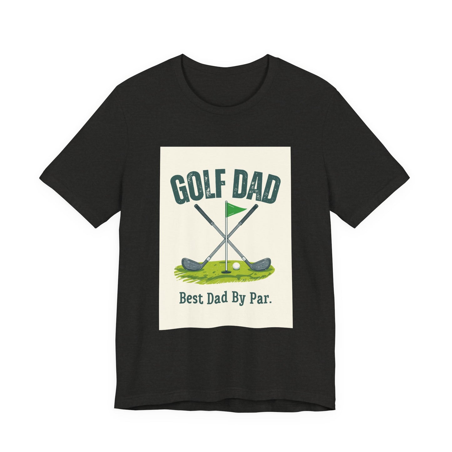Golf Dad T-Shirt — Best Dad By Par | Funny Father's Day Gift for Golfing Dads | Men's Graphic Tee