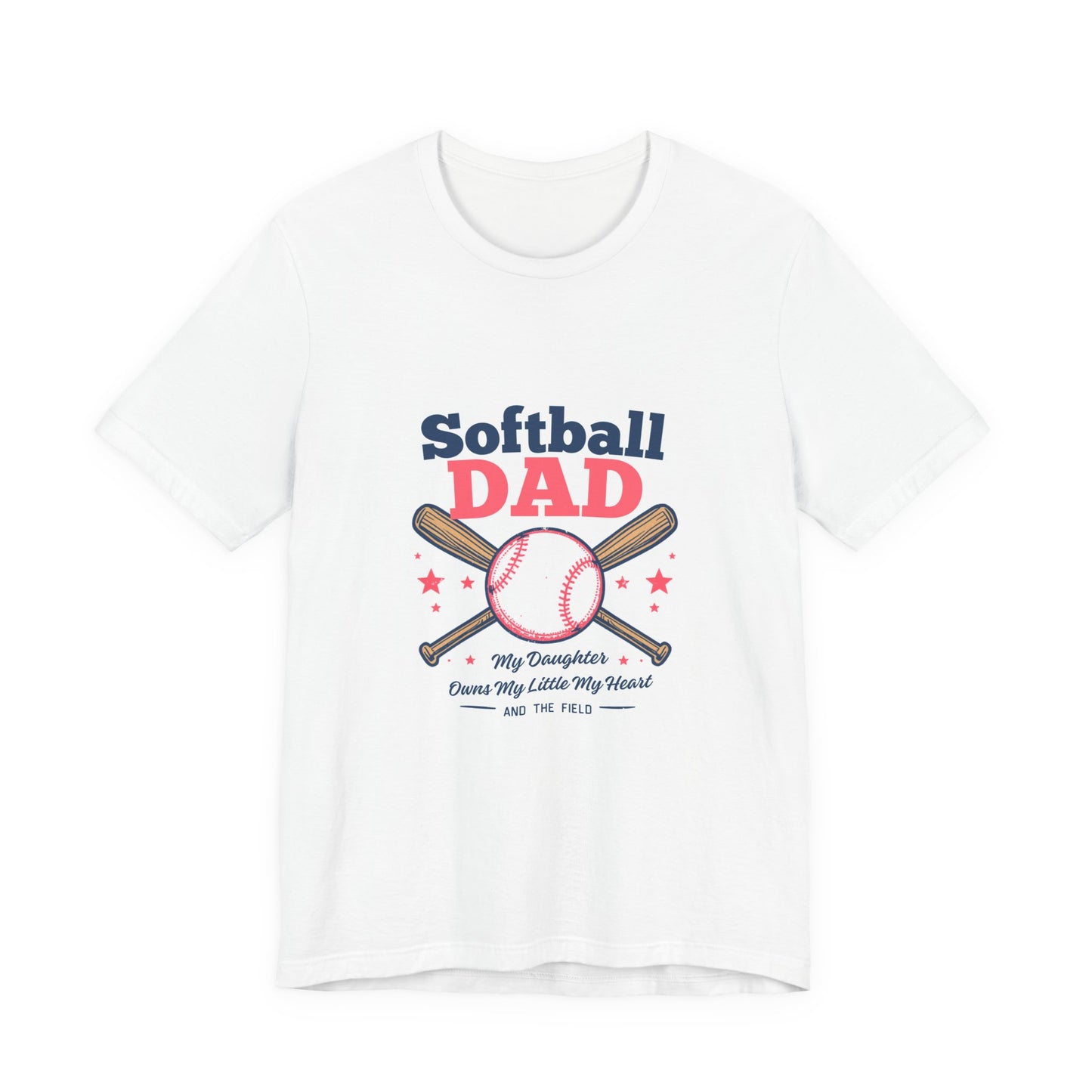 Softball Dad T-Shirt — Proud Softball Dad | Father's Day Gift for Dads of Softball Players | Men's Graphic Tee