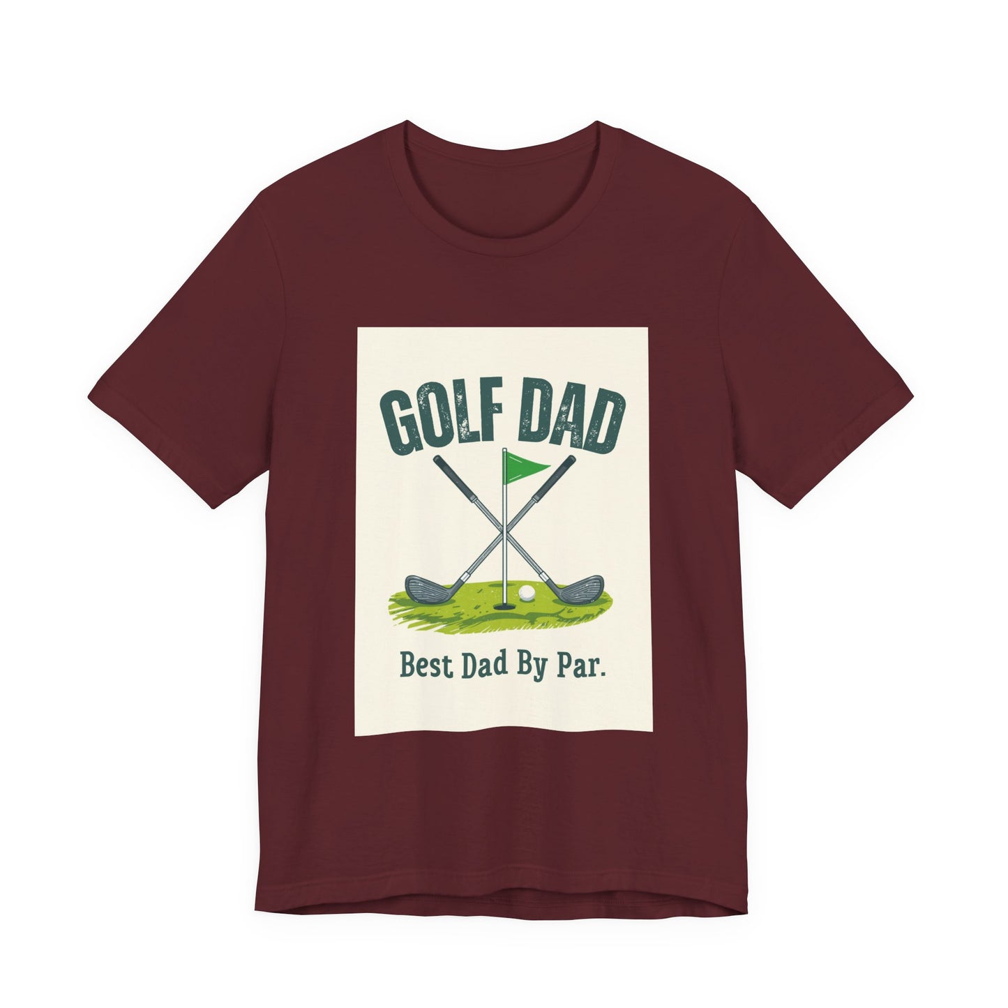 Golf Dad T-Shirt — Best Dad By Par | Funny Father's Day Gift for Golfing Dads | Men's Graphic Tee
